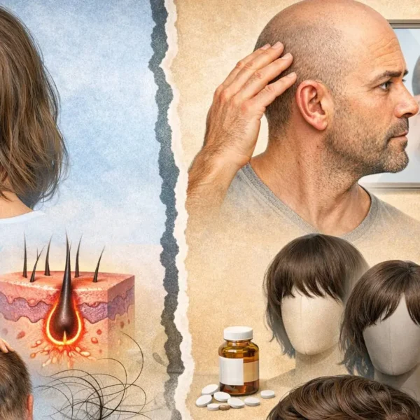 Alopecie a nemoci ovlivňující počet vlasů