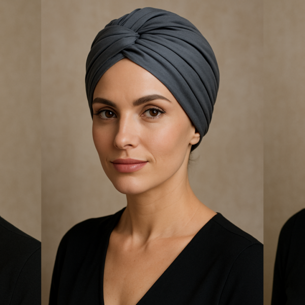 Pohodlí, elegance a sebevědomí: Šátky a turbany jako jemná opora během onkologické léčby