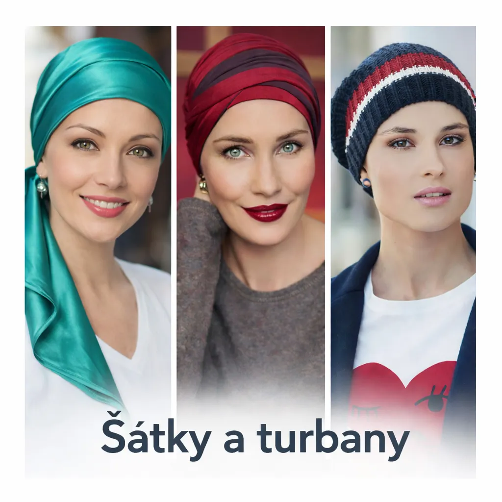 šátky a turbany pro ženy při chemoterapii a onkologické léčbě