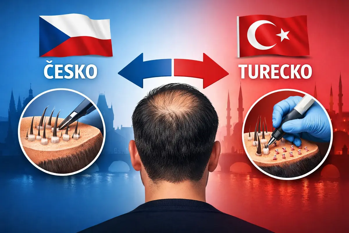 Transplantace vlasů v Česku a v zahraničí – srovnání možností