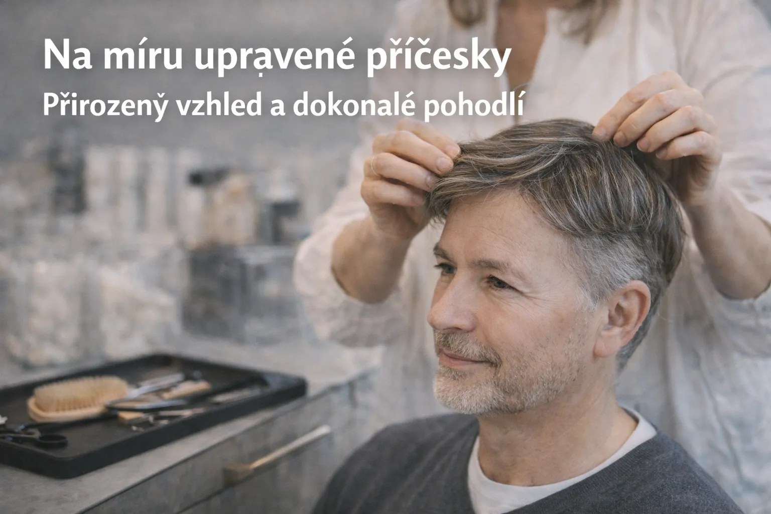 Vlasové systémy na míru pro muže – přirozený vzhled a maximální komfort