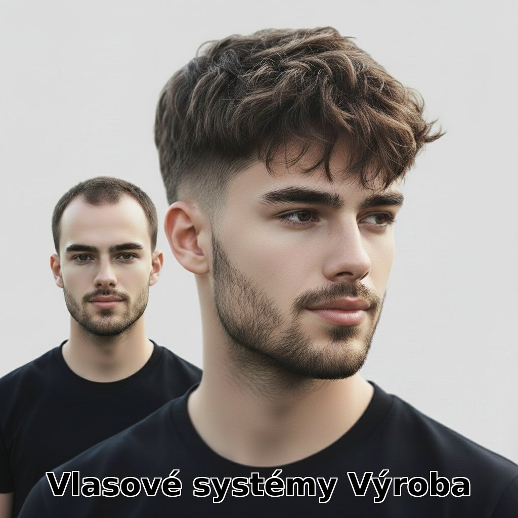 Výroba vlasového systému – proměna před a po aplikaci